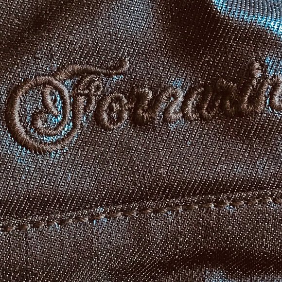 NWT - Fornarina Cleo Dress - Coated Denim Mini Dress - L best fits M/L 8-10 US - Picture 8 of 9